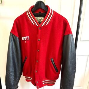 Vintage Roots Classic Varsity Bomber Jacket